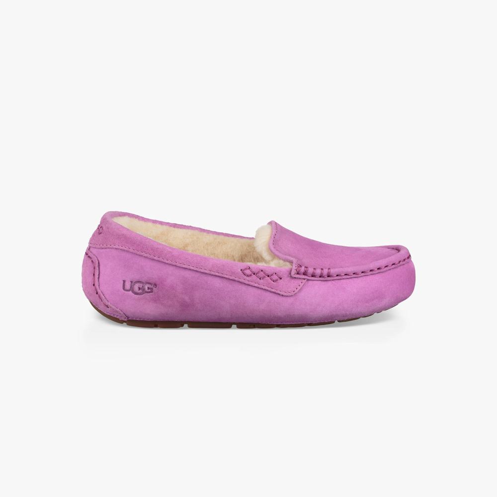 Mocassin UGG Ansley Slip-On Femme Lavande Soldes 933WBUZM